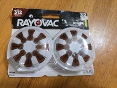Rayovac 312 Hearing Aid Batteries 32 Count Made in the USA | Best Before 11/27