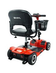 EMUSA Black Electric 4 Wheel Mobility Scooter KRMS31