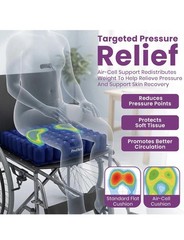 ProActive Inflatable Wheelchair Seat Air Cushion – 20″x18″x4” – High Profile –