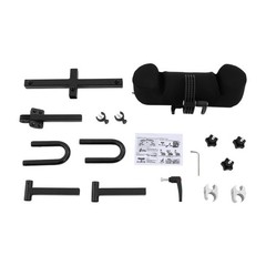 30-50cm(H)&36-58cm(W) Adjustable Wheelchair Headrest Black Headrest Neck Support