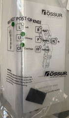 Ossur Rebound Post-Op Knee Brace ADULT L ROM Immobilizer ACL Meniscus Recovery