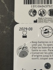 Power One Size 675P Implant Plus Cochlear Hearing Aid Batteries (6 Cells)