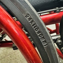 Quickie Nitrum Ultralight Manual Wheelchair Rigid Red Frame 300 lb