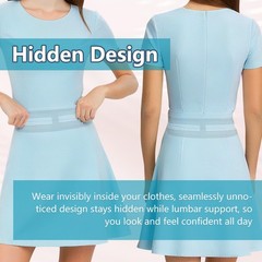 Lower Back Brace for Pain Relief – Adjustable Back Support Brace for Sciatica…