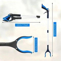 Heavy Duty Grabber Tool Industrial Pick Up Stick Hand Grip Reach Trash Reacher