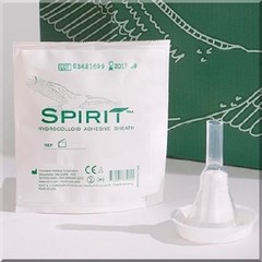 30-Pack Hydrocolloid Catheters, Medium 29mm Sheath Style, Spirit Condom Catheter