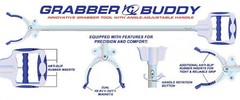 Grabber Buddy | 2-PK Reaching Extender | Grip Aid | Easy Reach | 30″ 36″ 48″ 60″