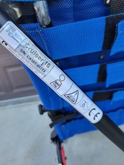 Convaid Cruiser 16” Special Needs Stroller Wheelchair Blue READ DESCRIPTION