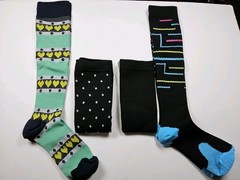 Unbranded Compression Lot Of 4 Pairs Socks Size S/M