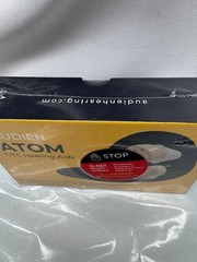 Audien Atom One OTC Hearing Aids Wireless, Rechargeable, Beige*New