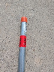 4 Foot By 1 Inch Galvanized Steel Leverage Bar