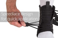 Ossur FormFit Ankle Brace with Speedlace & Figure 8 Straps – SMALL