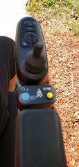 Merits Vector HD Power Wheelchair Blue/Black, 450 lbs, Joystick, Tilt In Space