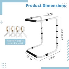 Blanket Lifter Feet Adjustable Bed Cradle Blanket Support Frame Foot Leg Knee