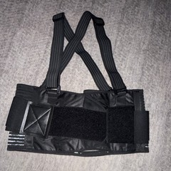 Back Brace with Suspenders for Work Industrial Lifting Safety Elastic L