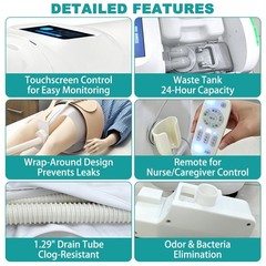 Irtme Automatic Bedridden Patient Excrement Cleaning Care Machine