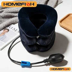 Cervical Neck Traction Device Collar Brace Support Pain Relief Stretcher Therapy