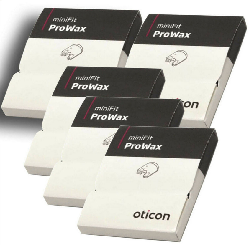 5 Packs ProWAX Minifit Wax Guards Filters for Oticon. 30 Total – USA Shipping