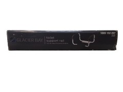 Glacier Bay FGB368GB THD Toilet Support Rail Adjustable Grab Bar OPEN BOX