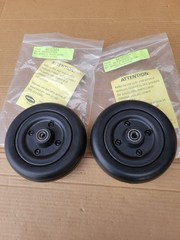 NEW INVACARE TDX SP 2 – 6×2 CASTERS WHEELS FOR POWER CHAIR WHEELCHAIR BLACK