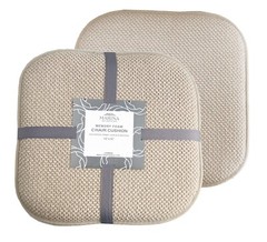 Premium Thick Cushion Nonslip Rubber Back Memory Foam Honeycomb Seat Chair Pad