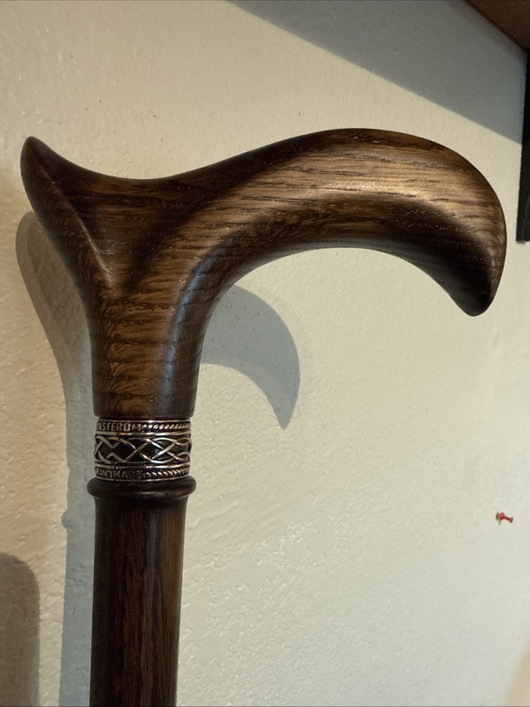 Asterom Walking Cane Handmade, Ergonomic, Wooden NEW Beautiful Wood Grain Classy