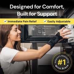 BraceUP Carpal Tunnel Wrist Brace for Women and Men – Metal Wrist Splint for …
