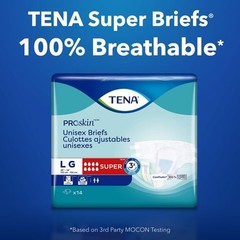 TENA ProSkin Unisex Adult Diapers Super Absorbency Medium 56 Count