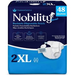 2XL Bariatric Disposable Adult Diapers – 48 Count, Max Absorbency, Stretchable T