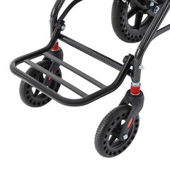 Medical Super Light Foldable Wheeled Transport Chair with Carry Bag 100KG