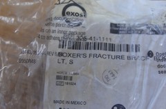 Exos Boxer’s Fracture Brace-Small…. Left, Blk 325-41-1111 (5-AA)