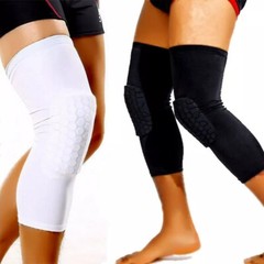Compression Knee Support Pads Crashproof Protector Basketball Leg Sleeve Brace