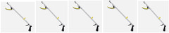 5 GRIPCERT Grabber Reacher Tools – Reaching Aids – 26″ in Length – NEW!! 5 Pack!