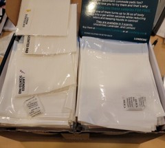 Lunderg Commode Liners – Value Pack 250-Count Box (243 included) Universal Fit