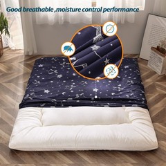MAXYOYO Mattress Cover for Traditional Japanese Futon Mattress, Queen, Star