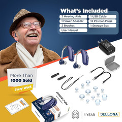 High-Performance Hearing Aids for Seniors, OTC Rechargeable Hearing Aid for Peop