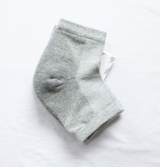 Gold Coast Spa Unisex 2-Pack Moisturizing Gel Heel Sleeves CA4 Grey One Size NWT