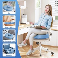 CloudBliss Donut Pillow Seat Cushion Chair Pad for Tailbone Pain Relief and