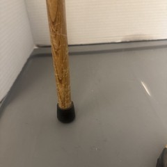 Vintage Brass Duck Mallard Head Wood Cane Walking Stick 34.5” pre owned