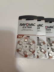 Rayovac Extra Advanced Hearing Aid Battery 312 – Pack of 6