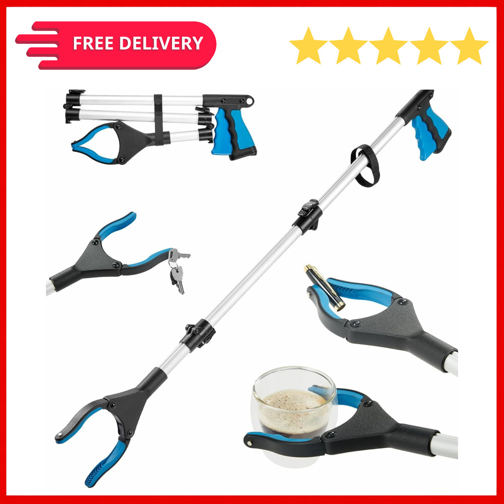 36 – inch Grabber Reacher Tool,with Anti – Slip 360° Rotating