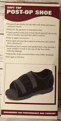 OTC Professional Orthopedic Post-Op Shoe Soft Top 2096/Medium New