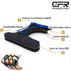 Pair Ankle Brace Achilles Tendon Support Arch Foot Wrap Sleeves Adjustable Strap