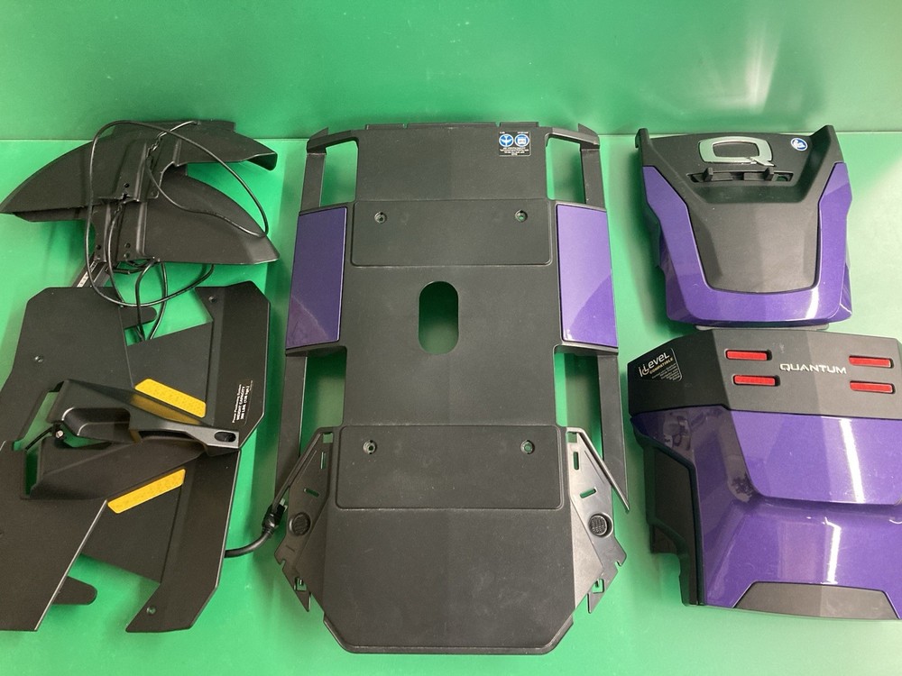 Purple Plastic Shroud With Light Kit for Quantum Edge 3 Stretto Power Wheelchair