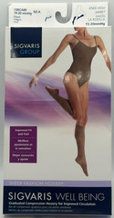 Sigvarius Knee High Sheer Fashion Hosiery ~ 120CA99 15-20 mmHg ~ A ~ BLACK
