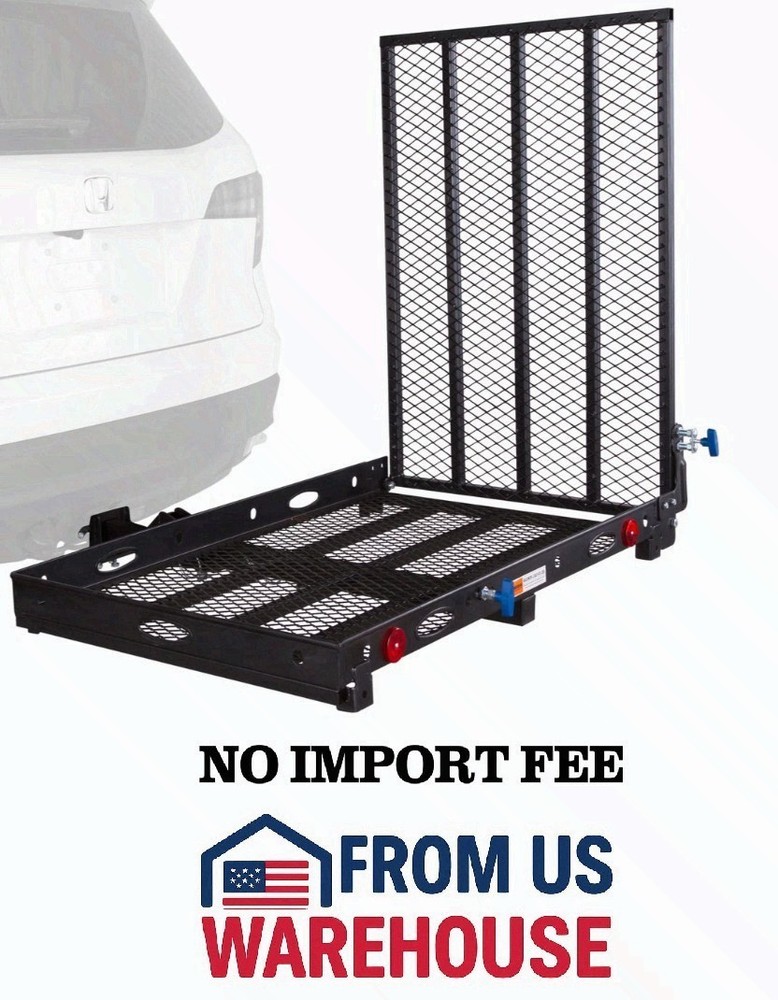 Titan Ramps 332100 Scooter Wheelchair Carrier w/ Ramp 400 lb Hitch Mount
