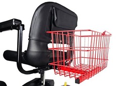 Large Rear Basket For Mobility Scooters – RED
