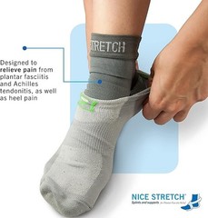 Plantar Fasciitis Sleeve – Compression Foot Sleeve for Arch & Heel Support Sz. L