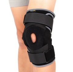 Braceup Hinged Knee Brace For Pain Relief, Adjustable Stabilizer Men & Women S/M