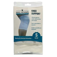Max Adams Essentials White Stretchable Knee Support: 1 Pack